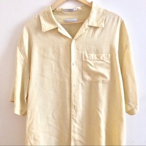 Geoffrey Beene silk shirt XL
